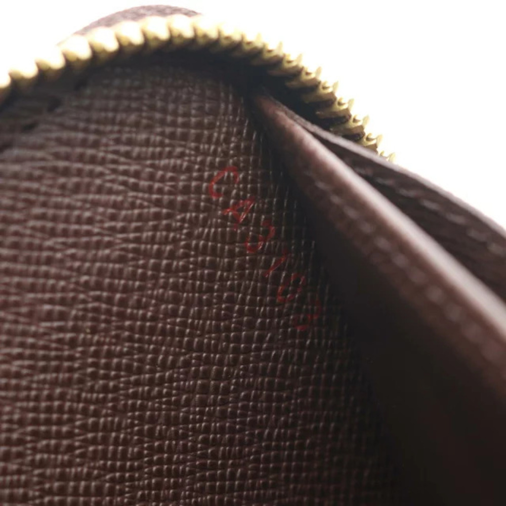 Louis Vuitton Long Brown Round Brown Wallet Damier Ebene Zippy - Picture 5 of 8